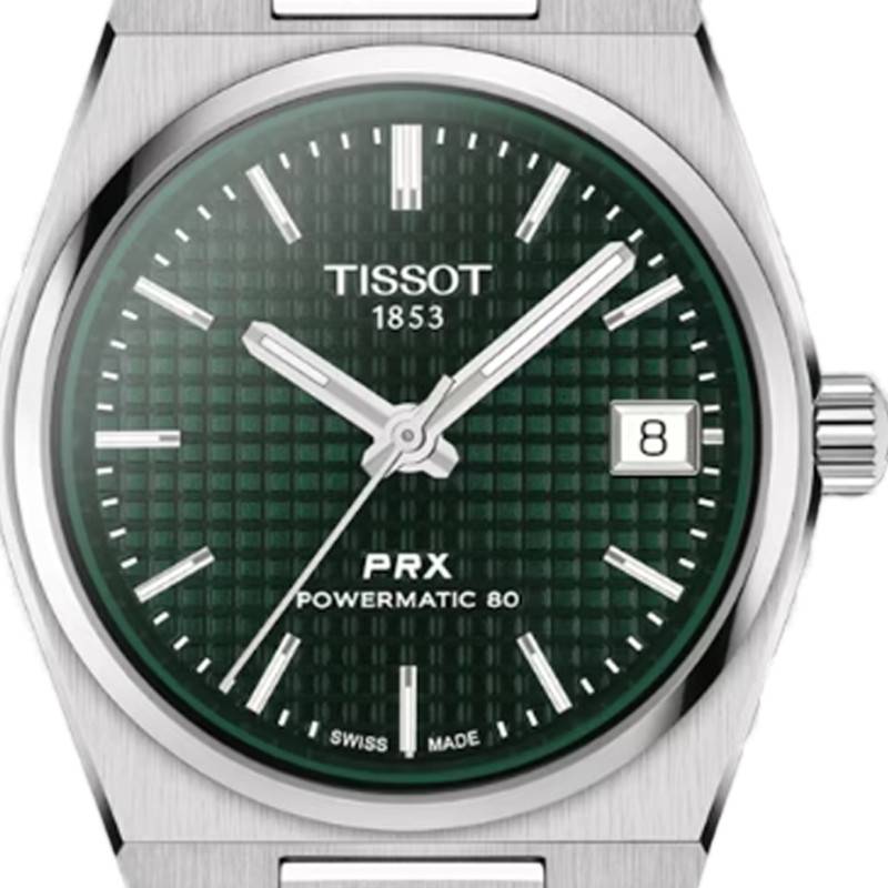  Shop Authentic Tissot PRX Powermatic 80 Green Dial Silver Steel Strap Watch for Men - T137.207.11.091.00 - Luxxuri