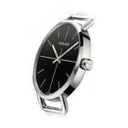  Shop Authentic Calvin Klein Even Black Dial Silver Mesh Bracelet Watch for Women - K7B21121 - Luxxuri
