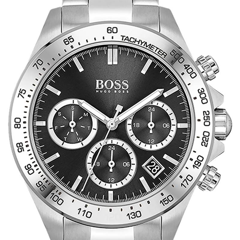  Shop Authentic Hugo Boss Novia Black Dial Silver Steel Strap Watch for Women - 1502614 - Luxxuri