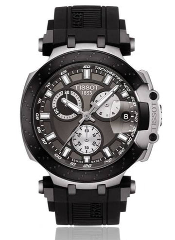  Shop Authentic Tissot T Race Chronograph Anthracite Black Dial Black Silicone Strap Watch For Men - T115.417.27.061.00 - Luxxuri