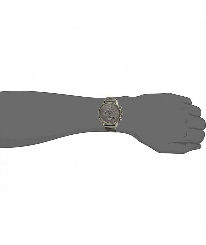  Shop Authentic Hugo Boss Navigator Grey Dial Grey Mesh Bracelet Watch for Men - 1513674 - Luxxuri