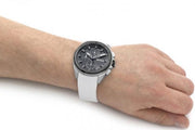  Shop Authentic Hugo Boss Volane Grey Dial White SIlicone Strap Watch for Men - 1513948 - Luxxuri