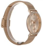  Shop Authentic Hugo Boss Infinity Carnation Gold Dial Gold Mesh Bracelet Watch for Women - 1502519 - Luxxuri