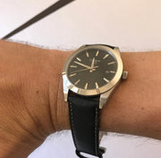  Shop Authentic Tissot Gentleman Black Dial Black Leather Strap Watch For Men - T127.410.16.051.00 - Luxxuri