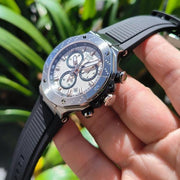  Shop Authentic Tissot T Race Chronograph White Dial Black Rubber Strap Watch For Men - T141.417.17.011.00 - Luxxuri