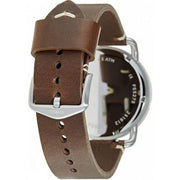  Shop Authentic Fossil The Commuter White Dial Brown Leather Strap Watch for Men - FS5275 - Luxxuri