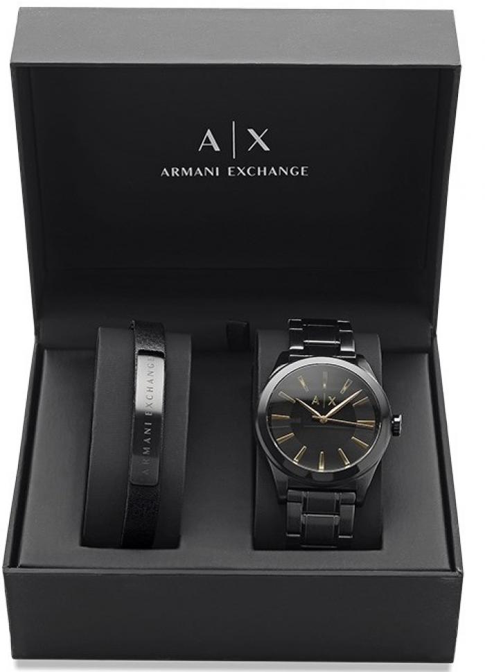  Shop Authentic Armani Exchange Nico Analog Black Dial Black Steel Strap Watch For Men - AX7102 - Luxxuri