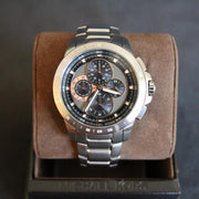  Shop Authentic Michael Kors Ryker Chronograph Black Dial Silver Steel Strap Watch For Men - MK8528 - Luxxuri
