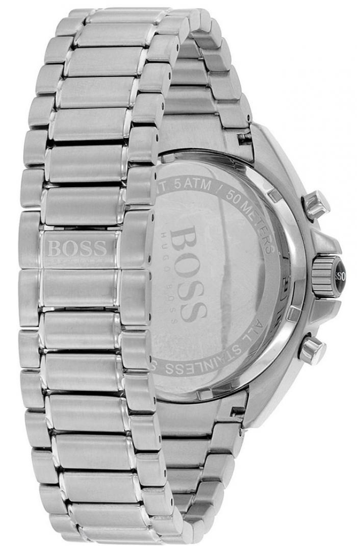  Shop Authentic Hugo Boss Driver Chronograph Black Dial Silver Steel Strap Watch For Men - 1513080 - Luxxuri