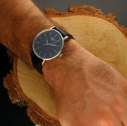  Shop Authentic Tissot Everytime Gent Blue Dial Black Leather Strap Watch for Men - T143.410.16.041.00 - Luxxuri