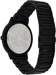  Shop Authentic Armani Exchange Cayde Analog Black Dial Black Steel Strap Watch For Men - AX2701 - Luxxuri