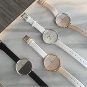  Shop Authentic Calvin Klein Rise White Beige Dial Beige Leather Strap Watch for Women - K7A231XH - Luxxuri