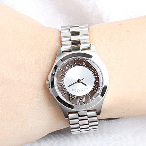  Shop Authentic Marc Jacobs Henry White Dial Silver Steel Strap Watch for Women - MBM3291 - Luxxuri