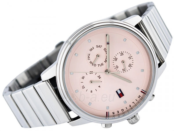  Shop Authentic Tommy Hilfiger Blake Pink Dial Silver Steel Strap Watch for Women - 1781904 - Luxxuri