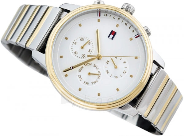  Shop Authentic Tommy Hilfiger Blake Silver Dial Two Tone Steel Strap Watch for Women - 1781908 - Luxxuri