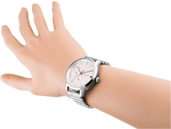  Shop Authentic Tommy Hilfiger Brooke Pink Dial Silver Steel Strap Watch for Women - 1782020 - Luxxuri