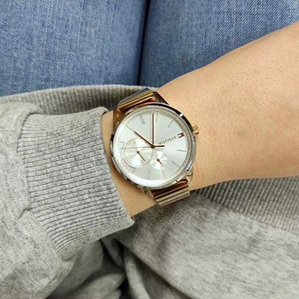  Shop Authentic Tommy Hilfiger Brooke Silver Dial Rose Gold Steel Strap Watch for Women - 1782021 - Luxxuri