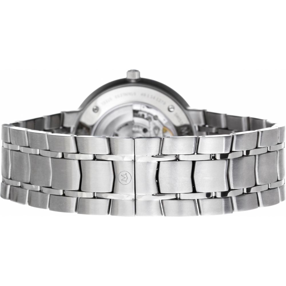  Shop Authentic Movado 1881 Automatic Black Dial Silver Steel Strap Watch for Men - 606914 - Luxxuri
