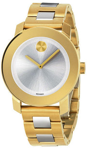  Shop Authentic Movado Bold Silver Dial Two Tone Steel Strap Watch for Women - 3600129 - Luxxuri