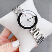  Shop Authentic Movado Bold Silver Dial Silver Steel Strap Watch For Women - 3600381 - Luxxuri