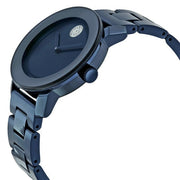  Shop Authentic Movado Bold Blue Dial Blue Steel Strap Watch For Women - 3600388 - Luxxuri