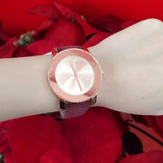  Shop Authentic Movado Bold Rose Gold Dial Red Leather Strap Watch for Women - 3600447 - Luxxuri