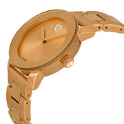  Shop Authentic Movado Bold Rose Gold Dial Rose Gold Steel Strap Watch for Women - 3600086 - Luxxuri