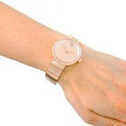  Shop Authentic Movado Edge Rose Gold Dial Rose Gold Steel Strap Watch for Women - 3680013 - Luxxuri
