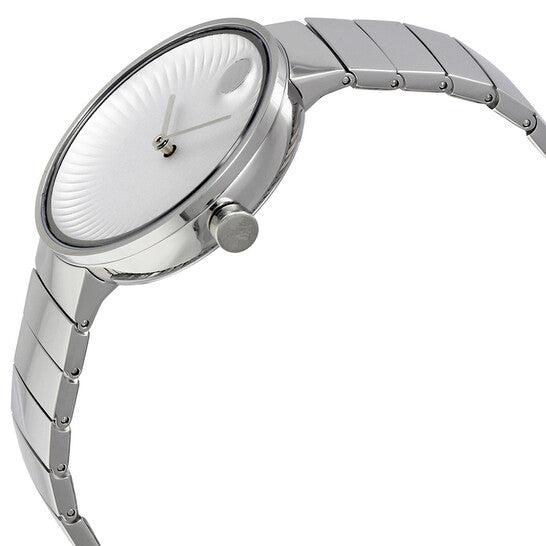  Shop Authentic Movado Edge Silver Dial Silver Steel Strap Watch for Women - 3680012 - Luxxuri