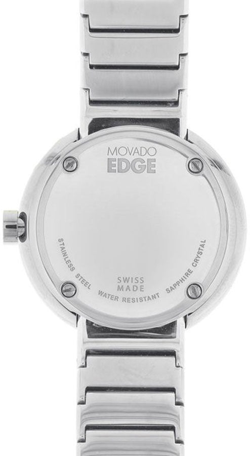  Shop Authentic Movado Edge Silver Dial Silver Steel Strap Watch for Women - 3680012 - Luxxuri
