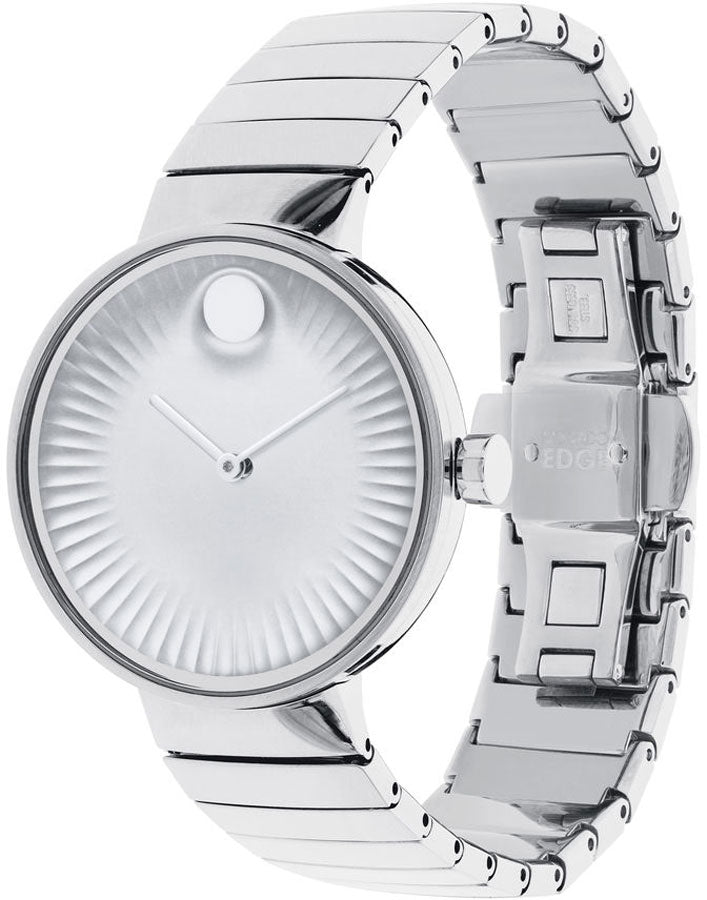  Shop Authentic Movado Edge Silver Dial Silver Steel Strap Watch for Women - 3680012 - Luxxuri