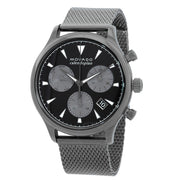 Shop Authentic Movado Heritage Calendoplan Chronograph Black Dial Grey Mesh Strap Watch for Men - 3650100 - Luxxuri