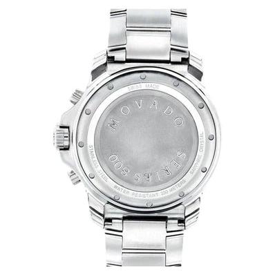  Shop Authentic Movado Series 800 Chronograph Black Dial Silver Steel Strap Watch For Men - 2600110 - Luxxuri