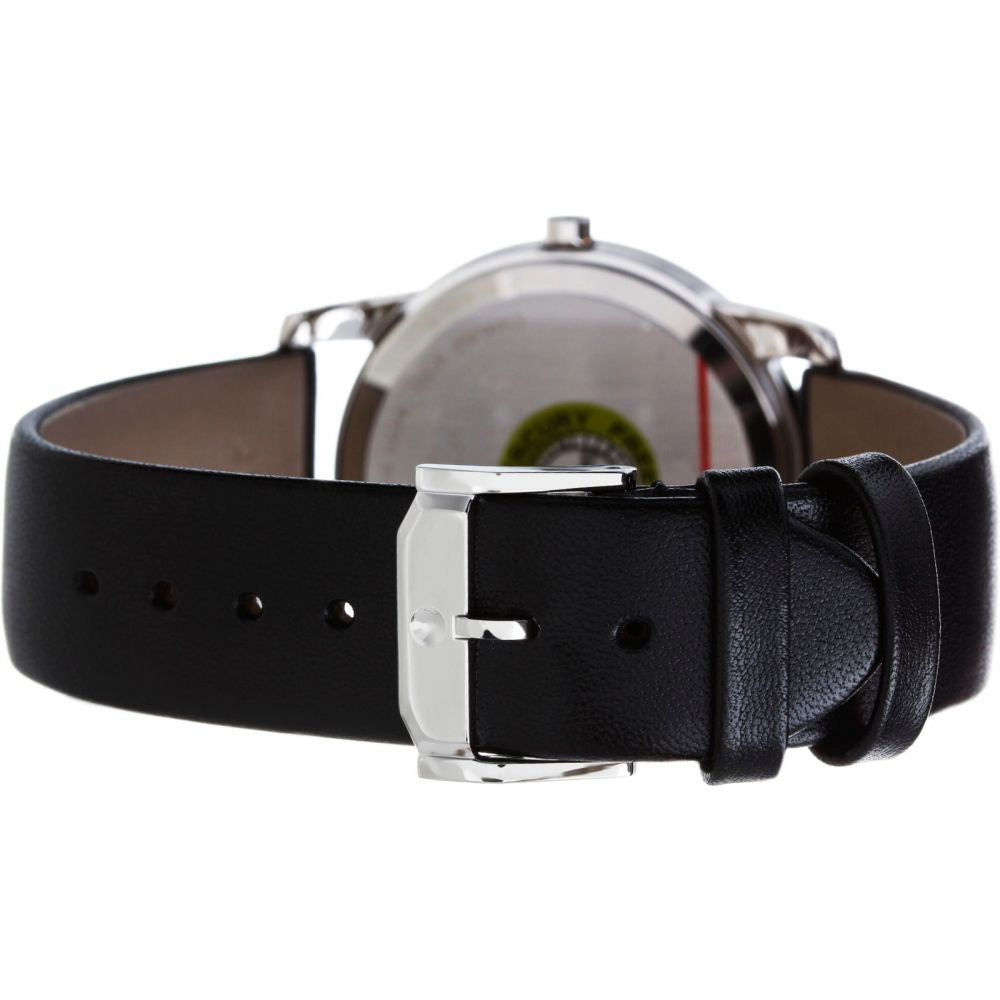  Shop Authentic Movado Museum Classic Blue Dial Black Leather Strap Watch for Men - 606610 - Luxxuri