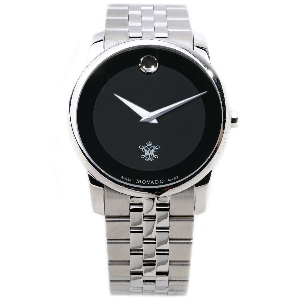  Shop Authentic Movado Museum Classic Black Dial Silver Steel Strap Watch for Men - 0607199 - Luxxuri