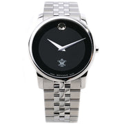  Shop Authentic Movado Museum Classic Black Dial Silver Steel Strap Watch for Men - 0607199 - Luxxuri