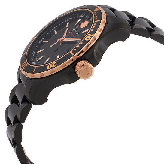  Shop Authentic Movado 800 Series Black Dial Black Steel Strap Watch For Men - 2600162 - Luxxuri