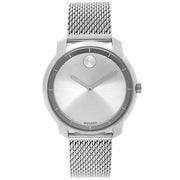 Shop Authentic Movado Bold Silver Dial Silver Mesh Bracelet Watch For Women - 3600241 - Luxxuri