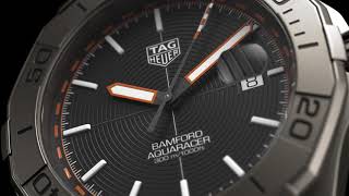  Shop Authentic Tag Heuer Aquaracer Bamford Automatic Black Dial Grey Steel Strap Watch for Men - WAY208F.BF0638 - Luxxuri