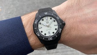  Shop Authentic Tag Heuer Aquaracer Professional 300 Automatic White Dial Black Rubber Strap Watch for Men - WBP201D.FT6197 - Luxxuri
