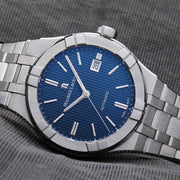  Shop Authentic Maurice Lacroix Aikon Automatic Blue Dial Silver Steel Strap Watch For Men - AI6008-SS002-430-1 - Luxxuri