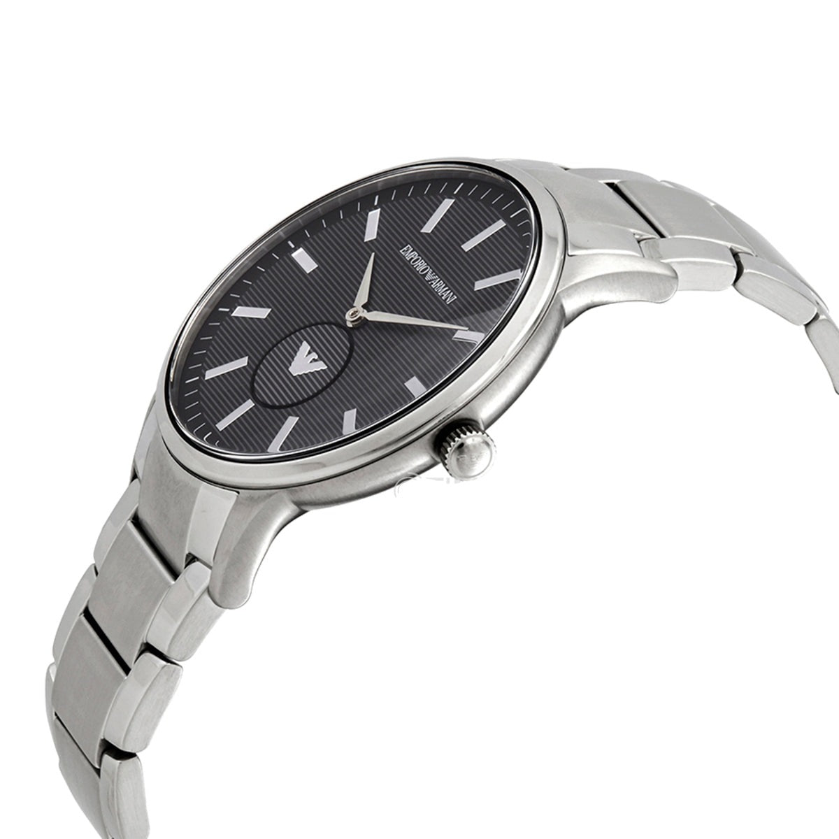  Shop Authentic Emporio Armani Renato Quartz Black Dial Silver Steel Strap  Watch For Men - AR11118 - Luxxuri