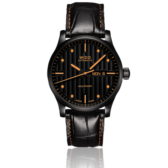  Shop Authentic Mido Multifort Automatic Special Edition Black Dial Black Leather Strap Watch For Men - M005.430.36.051.80 - Luxxuri