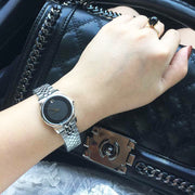  Shop Authentic Movado Museum Classic Black Dial Silver Steel Strap Watch For Women - 0606505 - Luxxuri
