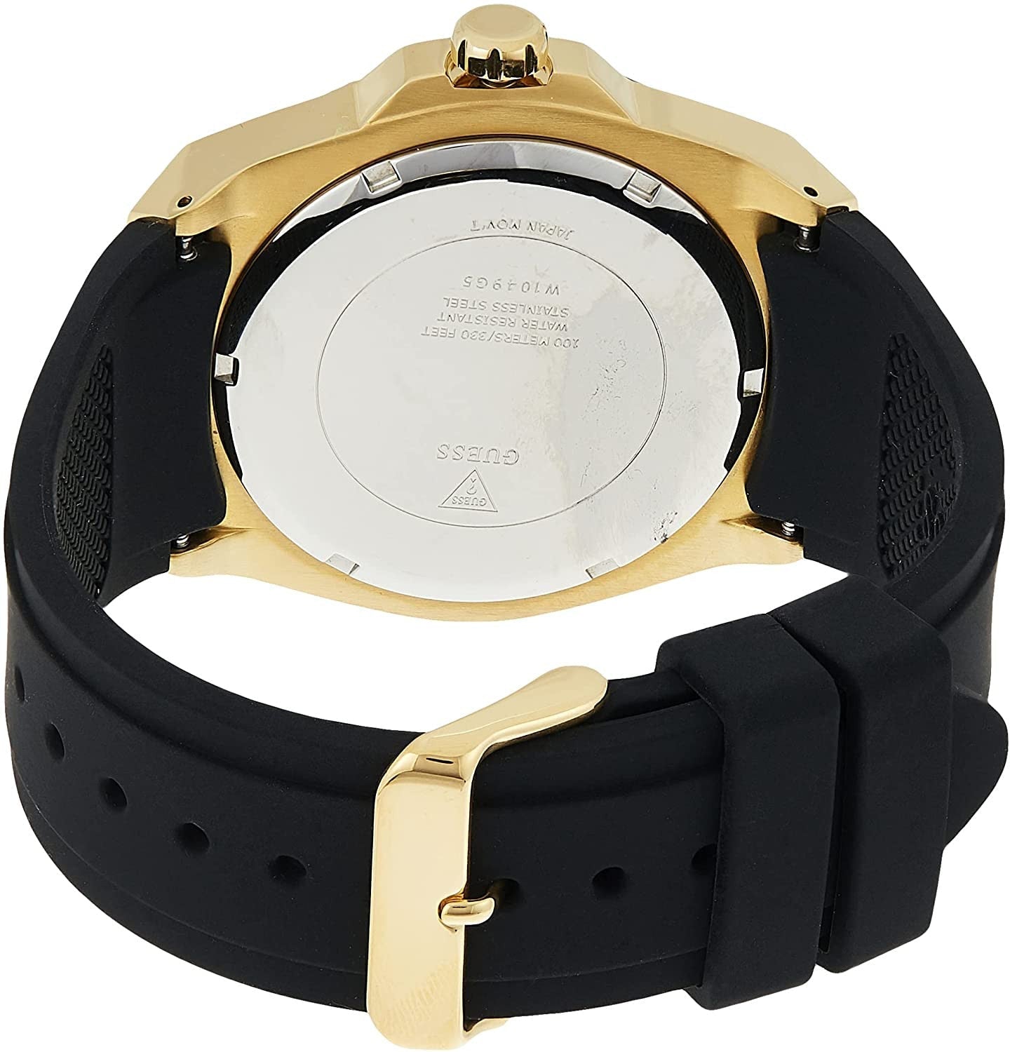  Shop Authentic Guess Legacy Black Dial Black Rubber Strap Watch for Men - W1049G5 - Luxxuri
