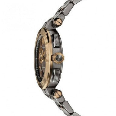  Shop Authentic Versace Aion Chronograph Black Dial Grey Steel Strap Watch for Men  - VBR050017 - Luxxuri