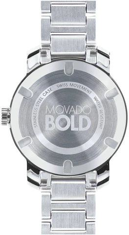  Shop Authentic Movado Bold Crystal Pave Silver Dial Silver Steel Strap Watch for Women - 3600254 - Luxxuri