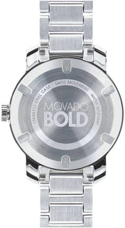  Shop Authentic Movado Bold Crystal Pave Silver Dial Silver Steel Strap Watch for Women - 3600254 - Luxxuri