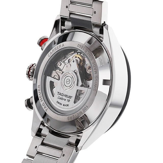  Shop Authentic Tag Heuer Carrera Chronograph Black Dial Silver Steel Strap Watch for Men - CBN2A1AA.BA0643 - Luxxuri