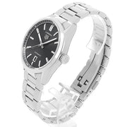  Shop Authentic Tag Heuer Carrera Date Black Dial Silver Steel Strap Watch for Men - WBN2110.BA0639 - Luxxuri